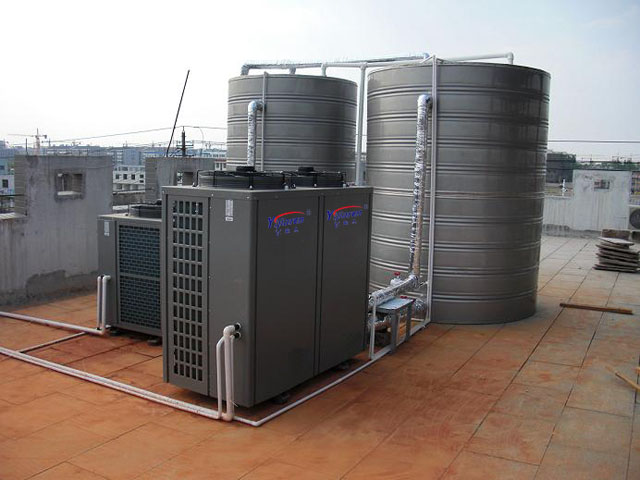 宾馆酒店学校空气能热泵热水系统厂家
