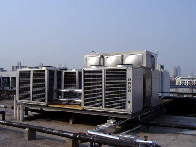 工厂单位宿舍生活热水安装空气能热水系统