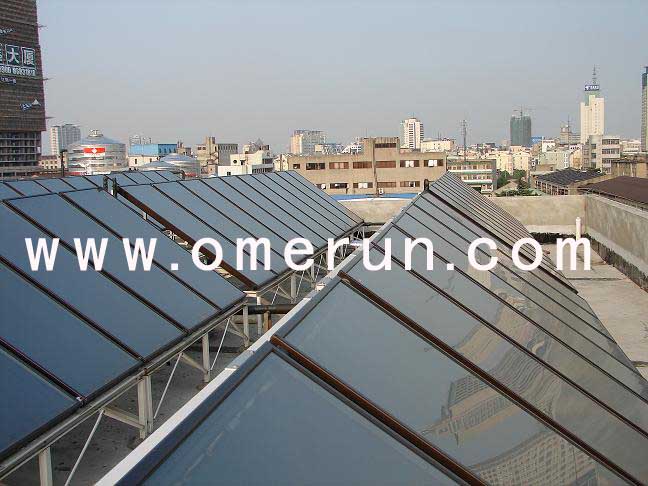 苏州无锡南京平板太阳能热水工程找欧贝